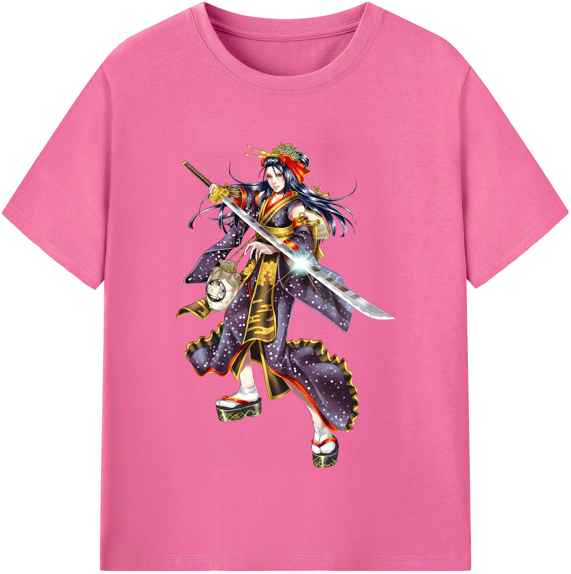 （画像用） 刀剣乱舞 Touken Ranbu レディースカジュアルプリントTシャツ（綿100％）